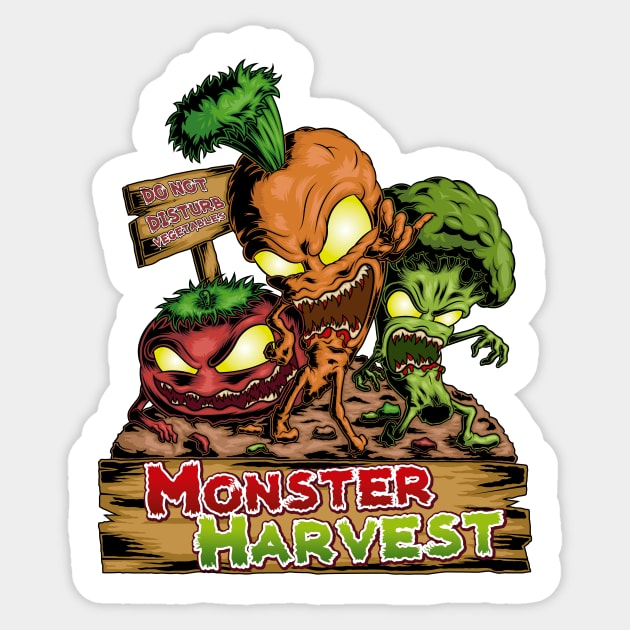 Monster Harvest Sticker by BJManchester